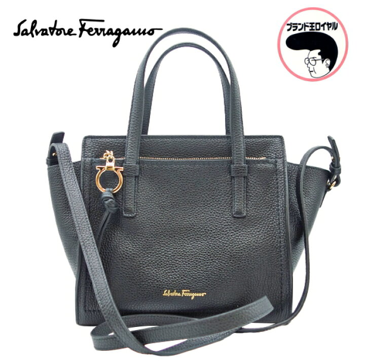 楽天市場】【中古】未使用 フェラガモ ferragamo 2wayショルダー 