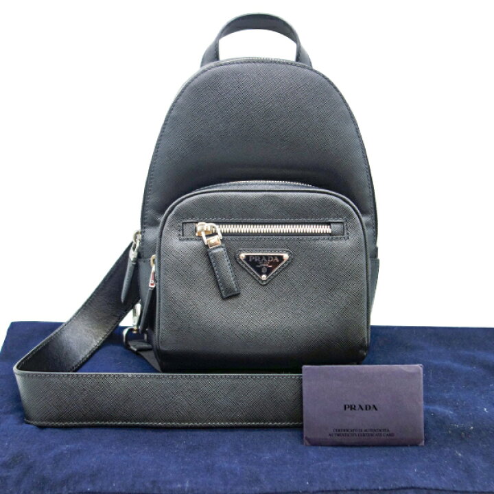 楽天市場】【中古】PRADA プラダ レザー 2VZ031 リュック ワン  