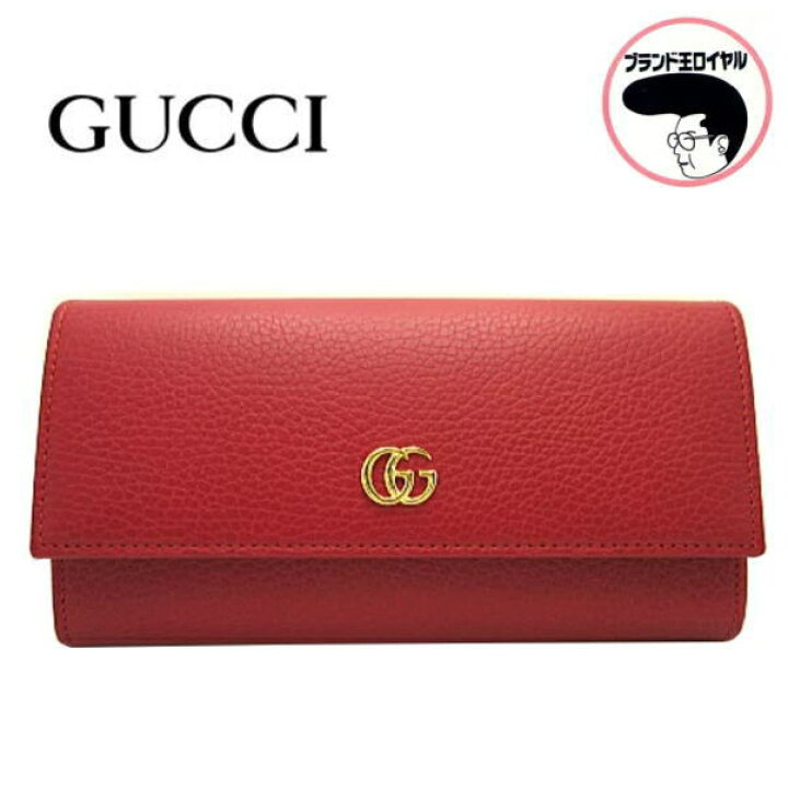 楽天市場】【中古】未使用品 GUCCI グッチ 長財布 二つ折り長財布 