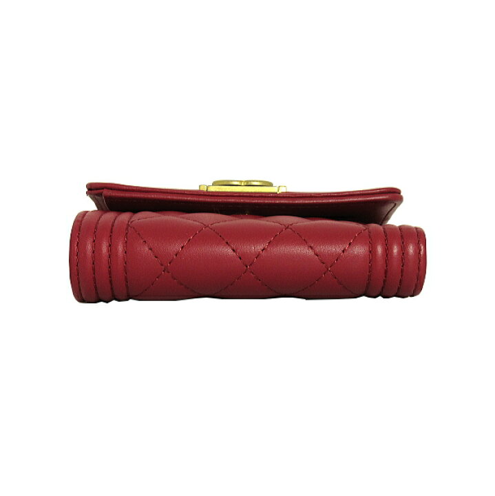 楽天市場】【中古】未使用品 CHANEL シャネル ボーイシャネル 三つ折り 
