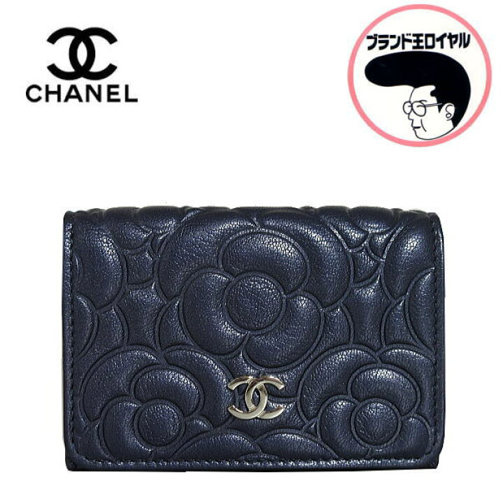 楽天市場】【中古】未使用品 CHANEL シャネル カメリア三つ折り財布  