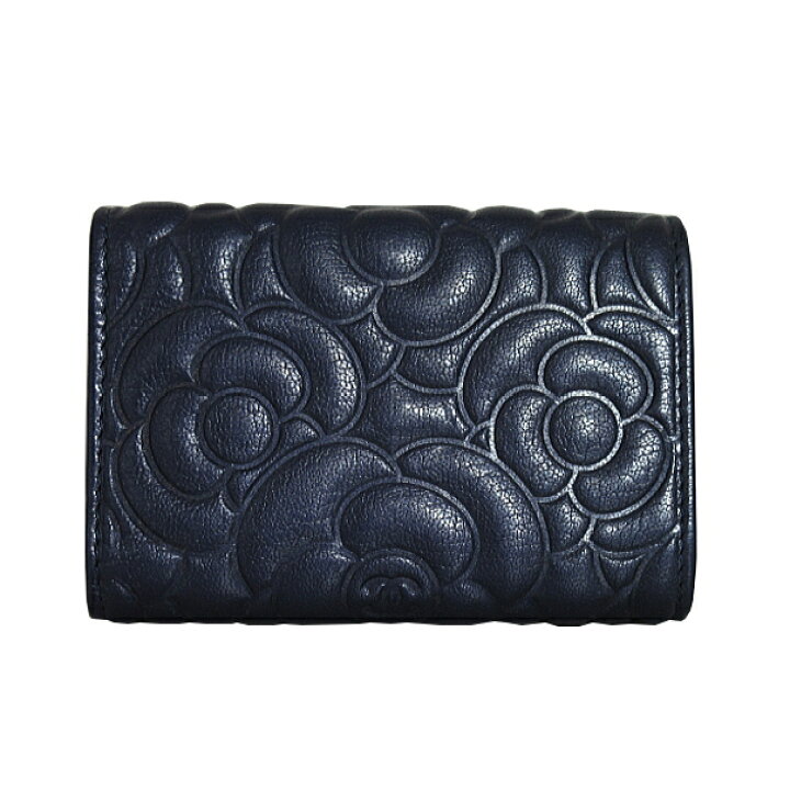 楽天市場】【中古】未使用品 CHANEL シャネル カメリア三つ折り財布  