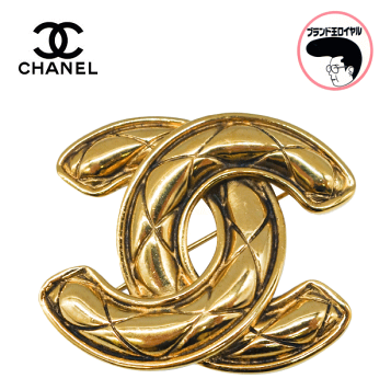 楽天市場】シャネル CHANEL ブローチ カメリア ゴールドxホワイトx