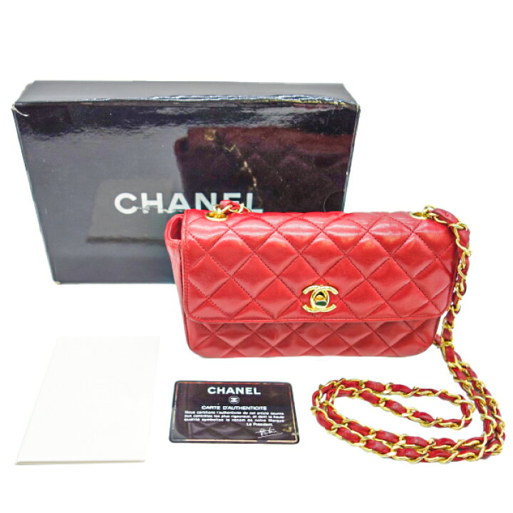 楽天市場】CHANEL シャネル ミニマトラッセ チェーンショルダーバッグ  