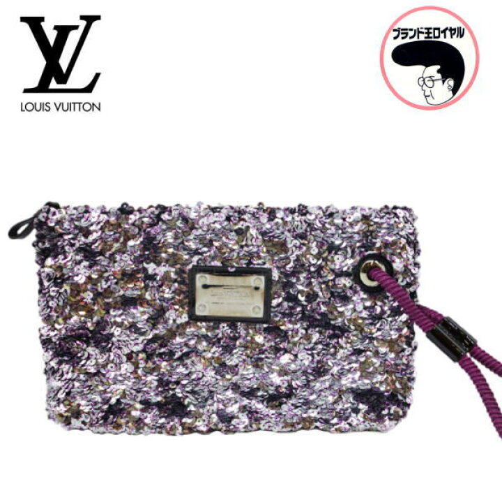 楽天市場】【中古】LOUIS VUITTON ルイヴィトン スパンコール クラッチ 