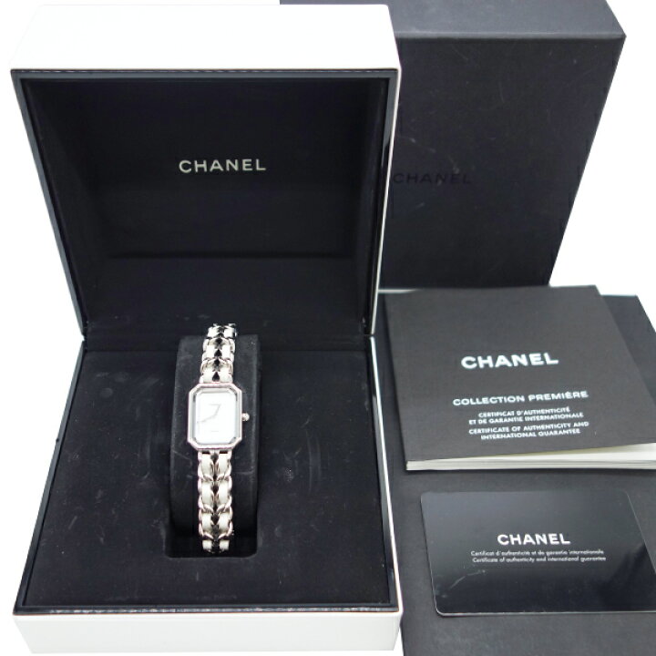 楽天市場】CHANEL シャネル プルミエール H1639 ホワイトシェル 