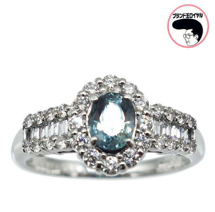 楽天市場】PT900 アレキサンドライト リング 0.55ct ダイヤ0.47ct 6月  