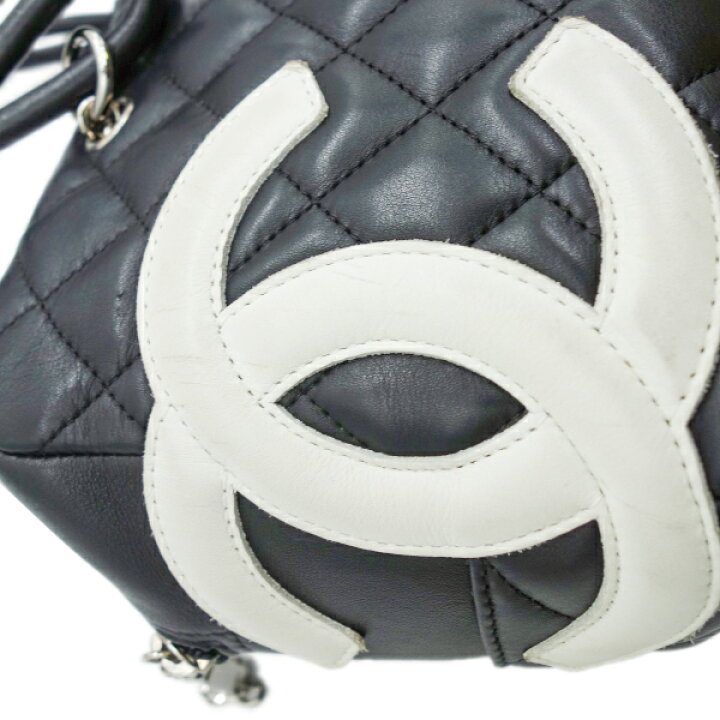 楽天市場】【中古】CHANEL シャネル カンボンライン ボーリングバッグ  