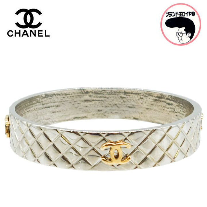 楽天市場】【中古】CHANEL シャネル バングル マトラッセ ココマーク 
