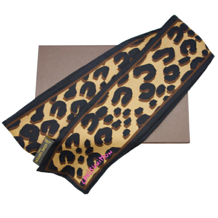 楽天市場】【中古】LOUIS VUITTON ルイヴィトン ツイリー レオパード 