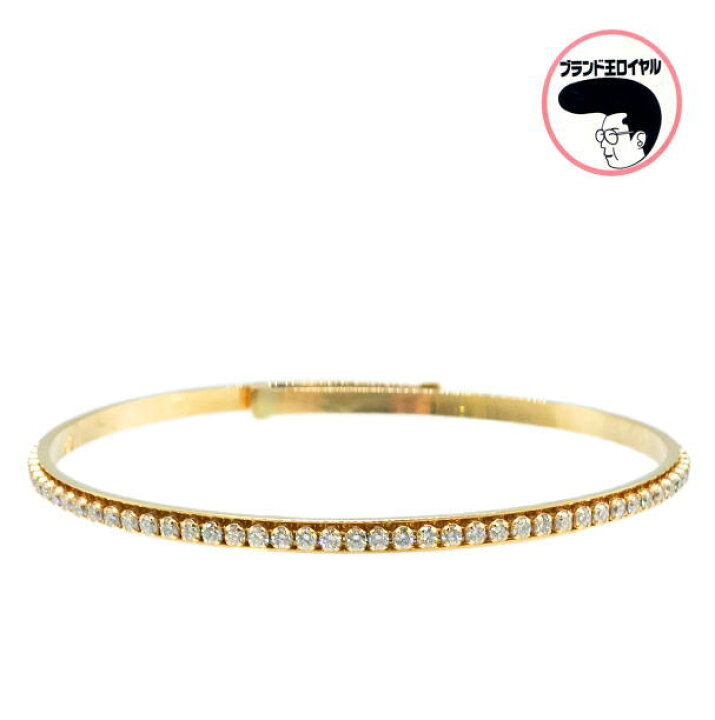 楽天市場】ダイヤモンド バングル 2.00ct ダイヤブレスレット K18 