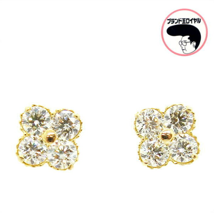 楽天市場】ダイヤモンドピアス H&C ハート＆キューピッド 0.60ct k18YG 