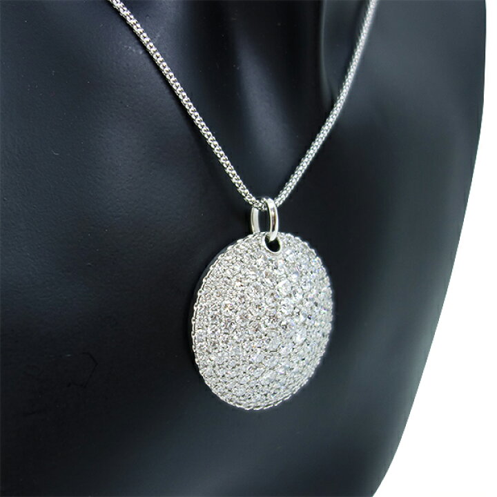 楽天市場】ダイヤモンドネックレス 10.00ct 0.065ct Pt850 プラチナ 