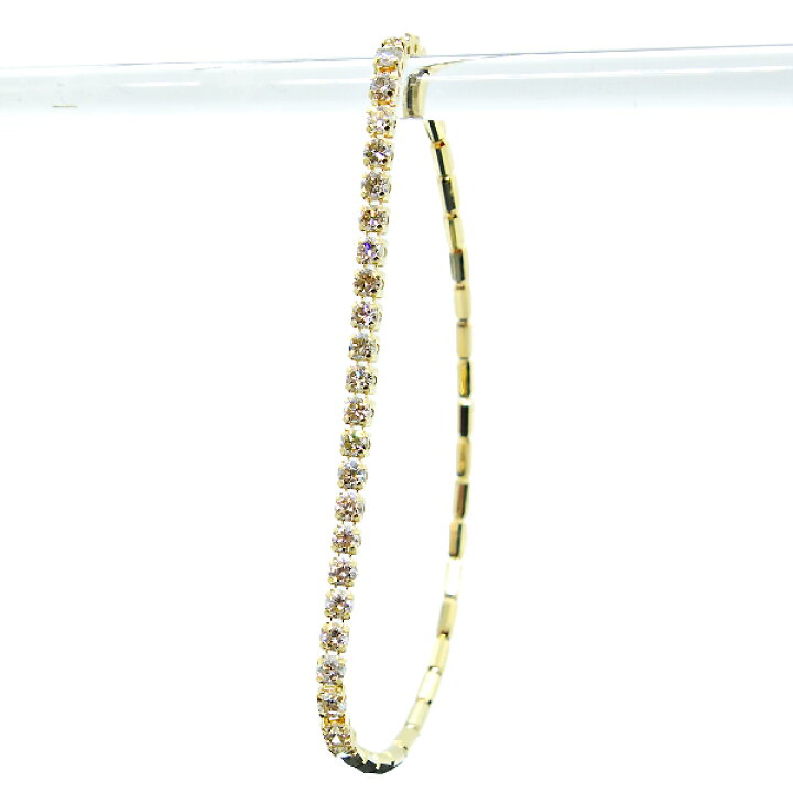 楽天市場】ダイヤモンド バングル 1.00ct ダイヤブレスレット K18  