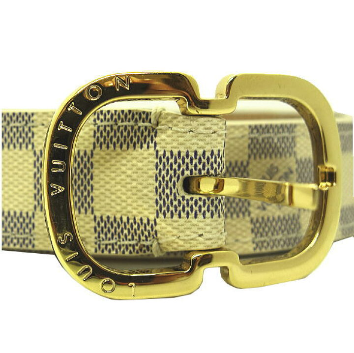 楽天市場】【中古】Louis Vuitton ルイヴィトン ベルト ダミエ 