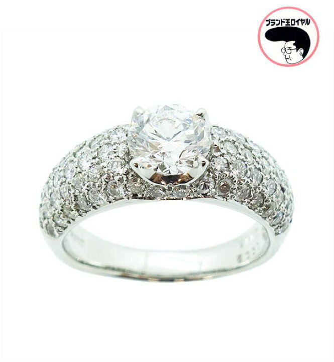 楽天市場】PT プラチナ ダイヤリング 1.002ct Eカラー VS-1 Good 高  