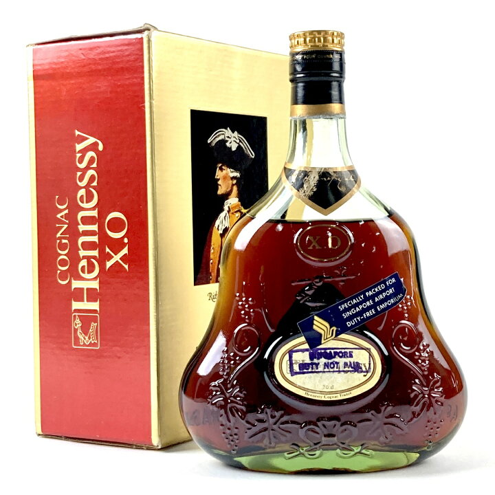 未開封】ヘネシーHennessyXO コニャック 金キャップ&グリーンボトル  