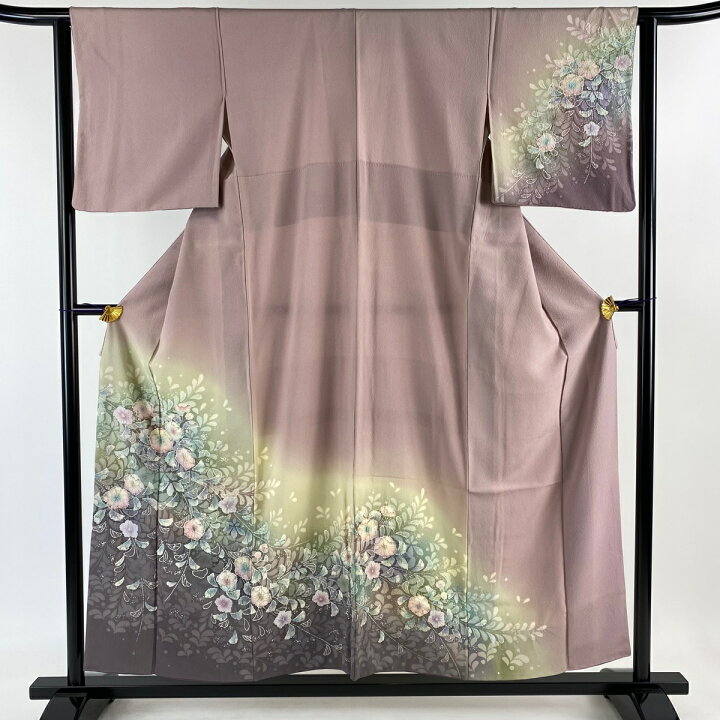 楽天市場】訪問着 身丈155.5cm 裄丈62cm S 袷 辻が花 染め分け ぼかし  