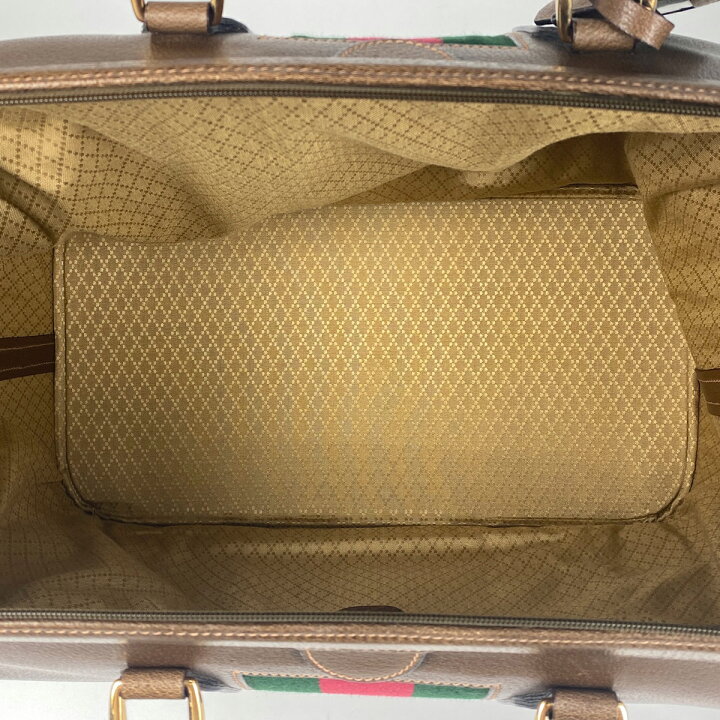 楽天市場】グッチ GUCCI シェリーライン ボストンバッグ ウェブ 