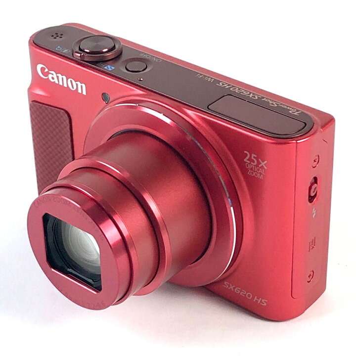 楽天市場】キヤノン Canon PowerShot SX620 HS レッド コンパクト 