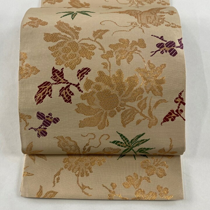 激安出品☆「桝屋高尾」希少若向き六通袋帯☆珍しい袋帯❗状態良好❗
