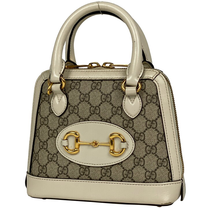 楽天市場】グッチ GUCCI GG柄 ホースビット ハンドバッグ 2WAY 