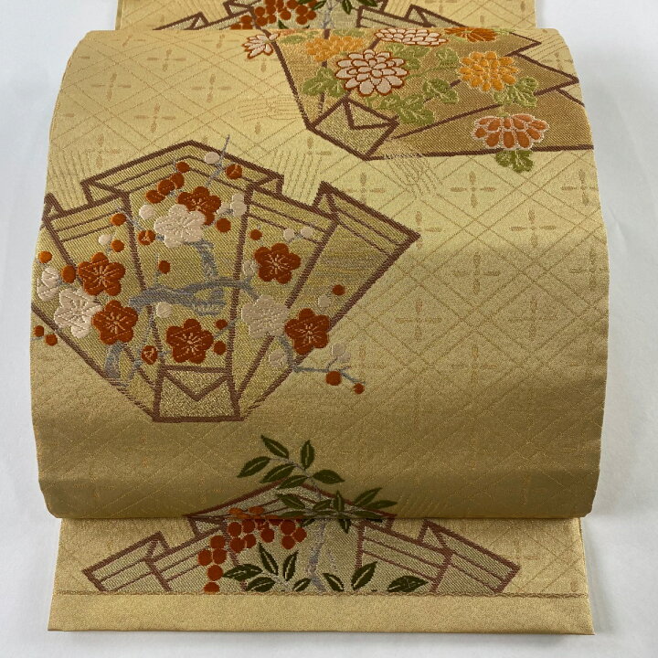 楽天市場】袋帯 美品 逸品 誉田屋源兵衛 落款あり 関西仕立て 枝梅 花 