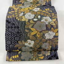楽天市場】辻が花（カラーブラック）（帯｜和服）：レディース 