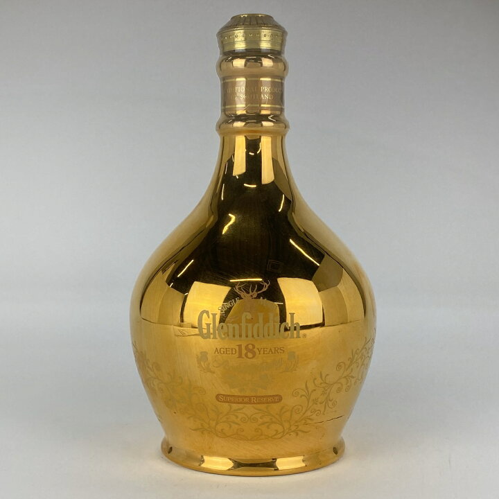グレンフィディック Glenfiddich 18年ゴールドデキャンタ 750ml スコッチウイスキー シングルモルト 【古酒】 バイセル グレンフィディック18年 ゴールドデキャンタ 700ml スコッチウイスキー