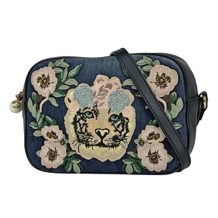 楽天市場 在庫一掃 グッチ Gucci エンブロイダリー タイガー ショルダーバッグ 刺繍 デニム 斜め掛け 虎 花 アニマル 日本限定品 ショルダーバッグ デニム ブルー マルチカラー レディース 中古 バイセル 楽天市場店 楽天市場 在庫一掃 グッチ Gucci エンブロイダリー タイガー ショルダーバッグ 刺繍 デニム 斜め掛け 虎 花 アニマル 日本限定品 ショルダーバッグ デニム ブルー マルチカラー レディース 中古 バイセル 楽天市場店