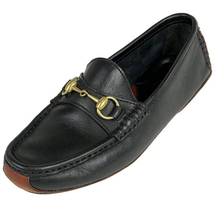 楽天市場 グッチ Gucci ホースビット ローファー 紳士ビジネス 靴 ローファー レザー ブラック ブラウン メンズ 中古 バイセル 楽天市場店