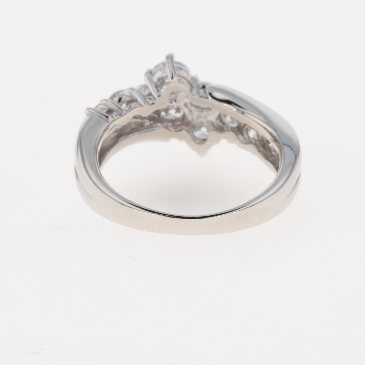 即納大得価  メレダイヤ デザインリング プラチナ 指輪 リング 8.5号 Pt900 ダイヤモンド レディース ：バイセル 店 2022定番