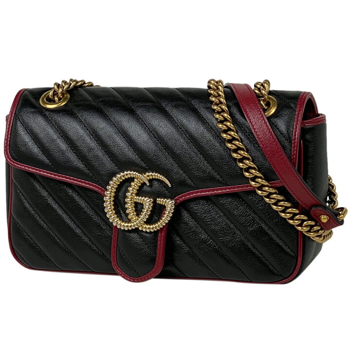 楽天市場】【在庫一掃】 グッチ GUCCI GGマーモント キルティング 