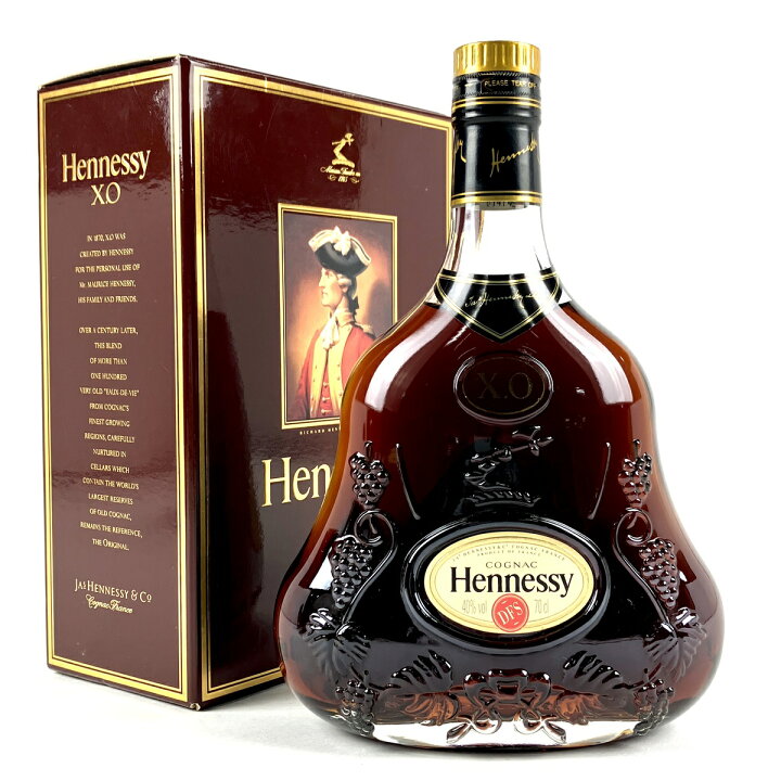 楽天市場】ヘネシー Hennessy XO 金キャップ クリアボトル 700ml  