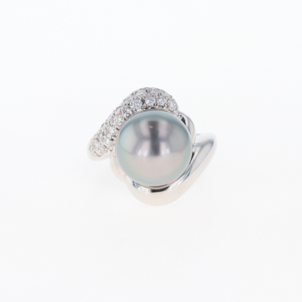 18%OFF  パール デザインリング プラチナ 指輪 メレダイヤ 真珠 リング 10号 Pt900 パール ダイヤモンド レディース  msp29