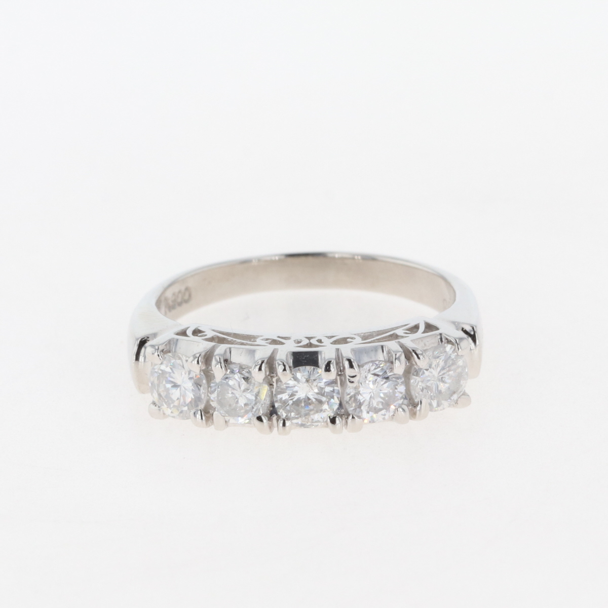 22%OFF  メレダイヤ デザインリング プラチナ 指輪 リング 14号 Pt900 ダイヤモンド レディース  msp29