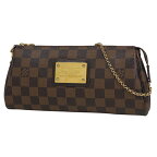 【在庫一掃】 ルイ・ヴィトン Louis Vuitton エヴァ ハンドバッグ ダミエ ブラウン N55213 レディース 【中古】