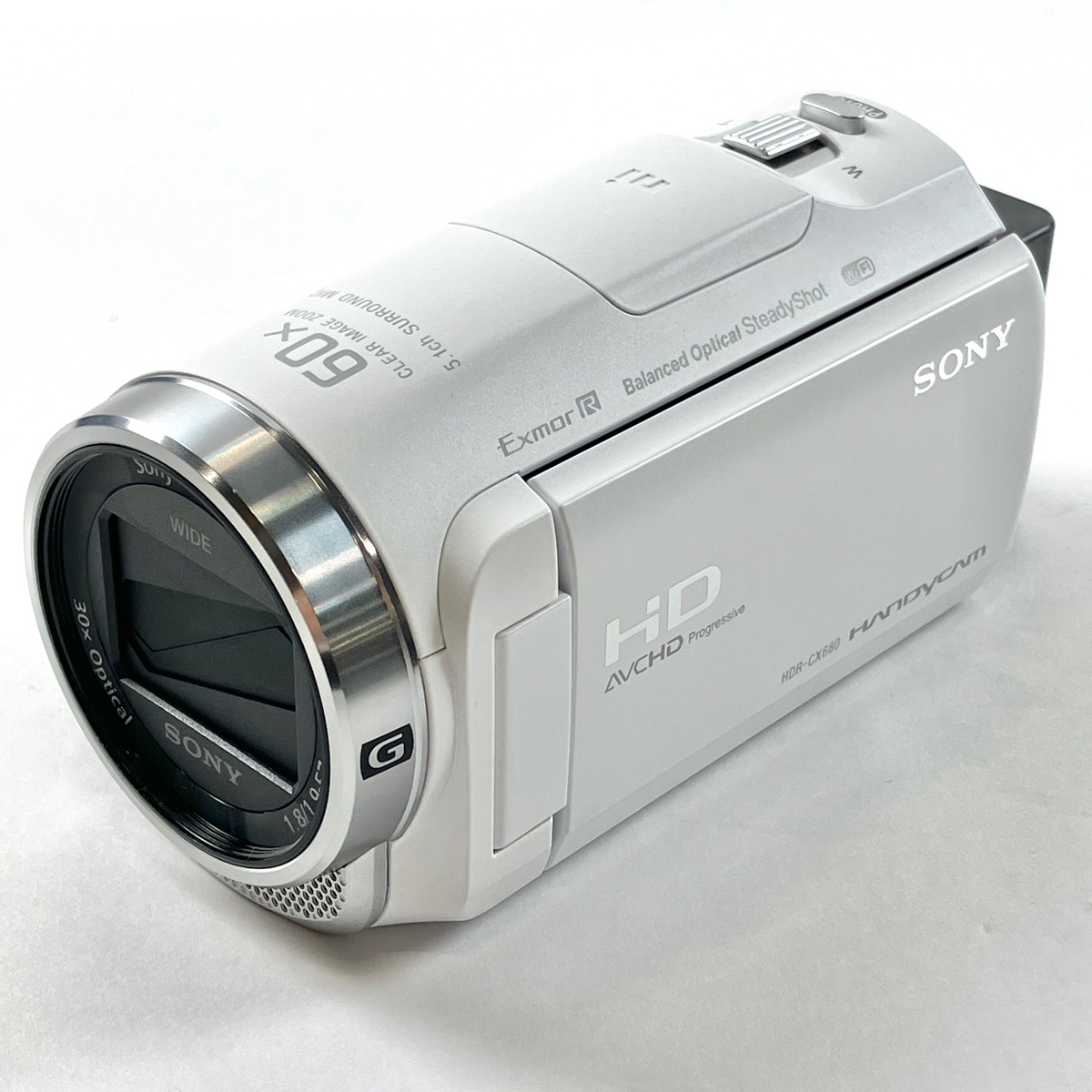 楽天市場】ソニー SONY HDR-CX680 ホワイト デジタルビデオカメラ