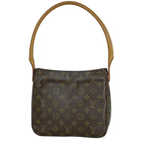 ルイ・ヴィトン Louis Vuitton ルーピング MM 肩掛け ワンショルダー ショルダーバッグ モノグラム ブラウン M51146 レディース 【中古】