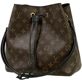 ルイ・ヴィトン Louis Vuitton ネオノエ 巾着型 ショルダーバッグ モノグラム ブラウン ノワール(ブラック) M44020 レディース 【中古】