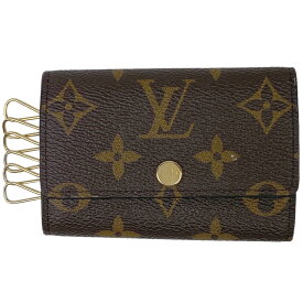 4％OFF 【ラッピング可】ルイ・ヴィトン Louis Vuitton ミュルティクレ 6 鍵入れ キーホルダー キーフック キーケース モノグラム ブラウン M62630 レディース 【中古】 msp29