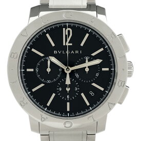 【ラッピング可】 ブルガリ BVLGARI ブルガリブルガリ BB41SCH 腕時計 SS 自動巻き ブラック メンズ 【中古】