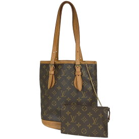 11％OFF ルイ・ヴィトン Louis Vuitton プチ バケット PM ショルダーバッグ バケツ型 トートバッグ モノグラム ブラウン M42238 レディース 【中古】 msp29