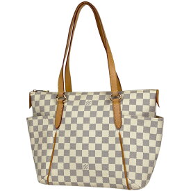 ルイ・ヴィトン Louis Vuitton トータリー PM ショルダーバッグ 肩掛け トートバッグ ダミエアズール ホワイト N51261 レディース 【中古】