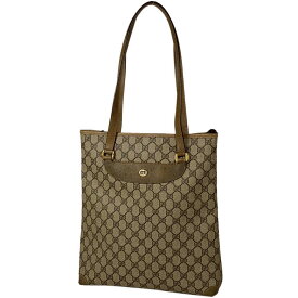 29％OFF グッチ GUCCI GG柄 トートバッグ オールドグッチ 8902905 トートバッグ コーティングキャンバス ベージュ ブラウン レディース 【中古】 msp29