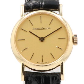 46％OFF 【ラッピング可】 ジャガー・ルクルト JAEGER-LECOULTRE 920121 腕時計 YG レザー 手巻き ゴールド レディース 【中古】 msp39