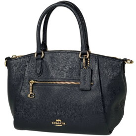 23％OFF コーチ COACH エリス サッチェル ハンドバッグ 2WAY ショルダーバッグ ハンドバッグ レザー ネイビー 79316 レディース 【中古】 msp29