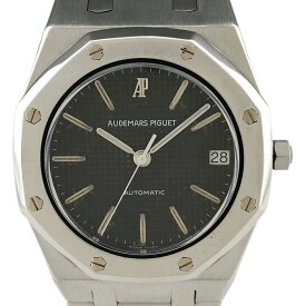 7％OFF 【ラッピング可】 オーデマ・ピゲ AUDEMARS PIGUET ロイヤルオーク 14100ST.OO.0477ST.01 腕時計 SS 自動巻き ブラック メンズ 【中古】 msp29