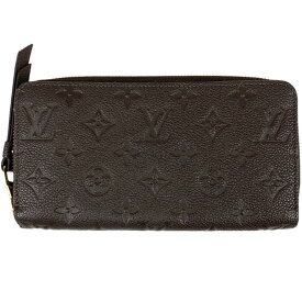 10％OFF 【ラッピング可】ルイ・ヴィトン Louis Vuitton ジッピーウォレット 札入れ 小銭入れ ラウンドジップ ラウンドファスナー 長財布 モノグラムアンプラント テール(ブラウン) M60548 レディース 【中古】 msp29