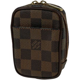 21％OFF 【ラッピング可】ルイ・ヴィトン Louis Vuitton エテュイオカピ PM 煙草 タバコケース 小物入れ ミニバッグ シガレットケース ダミエ ブラウン N61738 レディース 【中古】 msp29